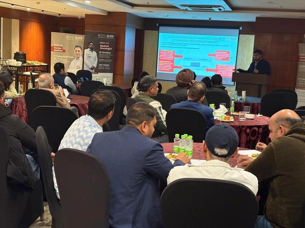 Physician CME session on immunotherapy in cancer